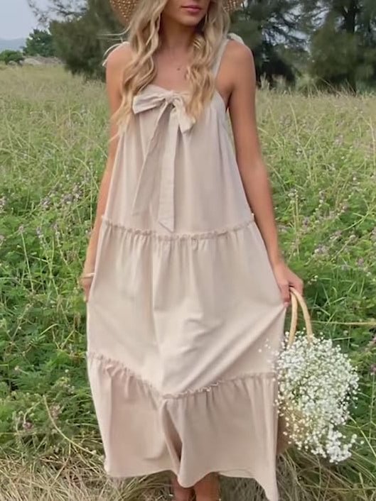 Women's Cute Loose Camisole Maxi Dress