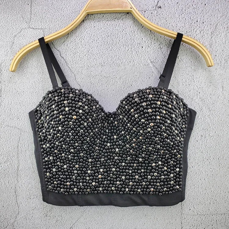 Crystal Diamonds Cotton Tops