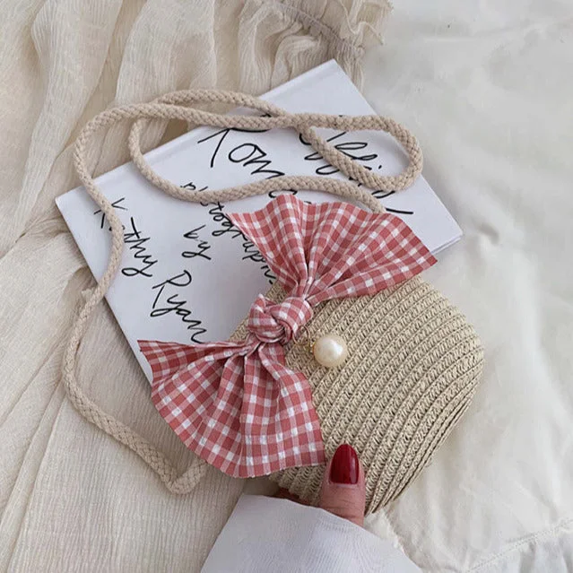Cute Handmade Straw Mini Bag