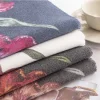 Floral Painting Autumn Winter Shawl Scarf