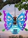LED Solar-Powered Hanging Animal Lights Waterproof Outdoor Solar Hanging Lantern Auto On/Off Creative Small Sculpture Lights for Garden Backyard Balcony Porch Decor