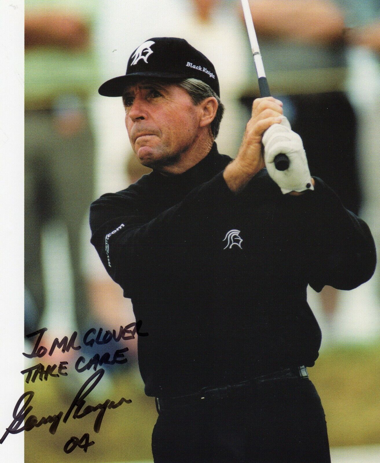 GARY PLAYER AUTOGRAPH, GOLF, SPORT