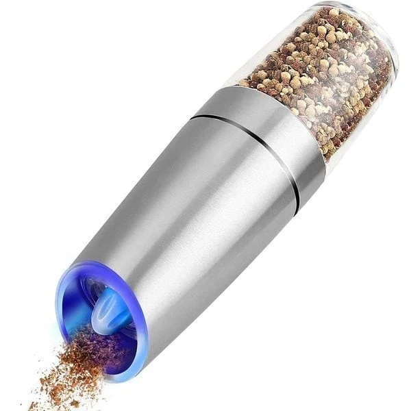  Automatic Electric Gravity Induction Salt and Pepper Grinder