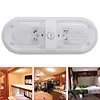 10-24V 48 LED RV Ceiling Light with Rocker Switch for Camper Yacht Boat