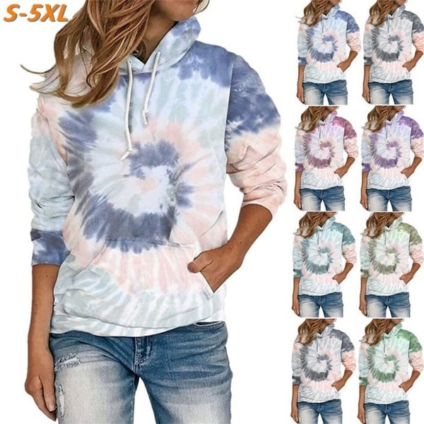 S-5XL Autumn Winter Women Long Sleeve Hooded Sweatshirt Fashion Hoodies for Women Casual Sport Sweater - Shop Trendy Women's Fashion | TeeYours