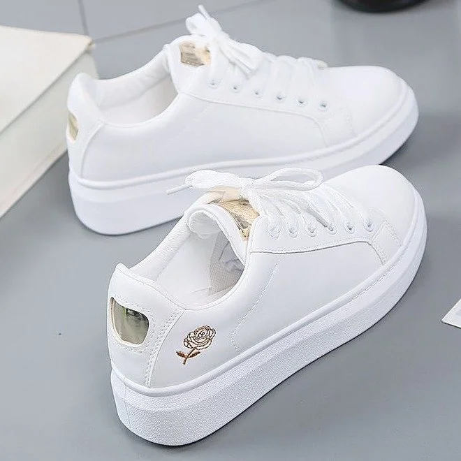 Churchf Churchf White Shoes Spring Shoes 2023 New Women's Shoes Korean Version Spring Board Shoes Students Leisure Spring And Autumn Flat Lace Single Shoes