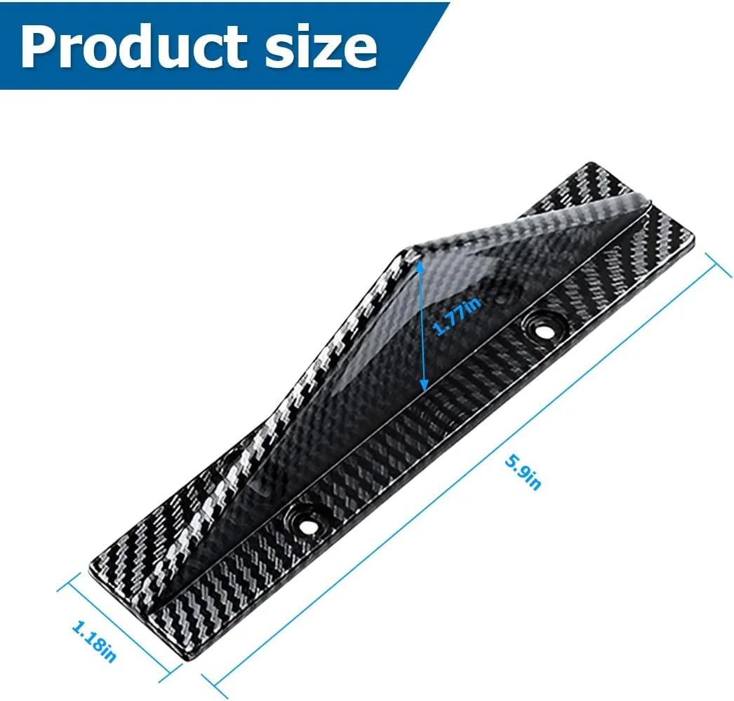 4pcs Car Lower Bumper Lip Diffuser, Anti-collision Accessories Spoiler Protector