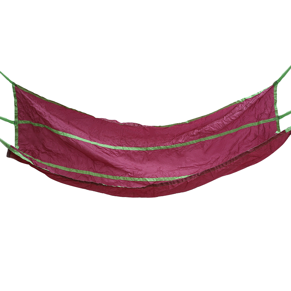 

Outdoor Garden Hammock Portable Travel Camping Sleeping Swing Bed Hammocks, Rose red, 501 Original