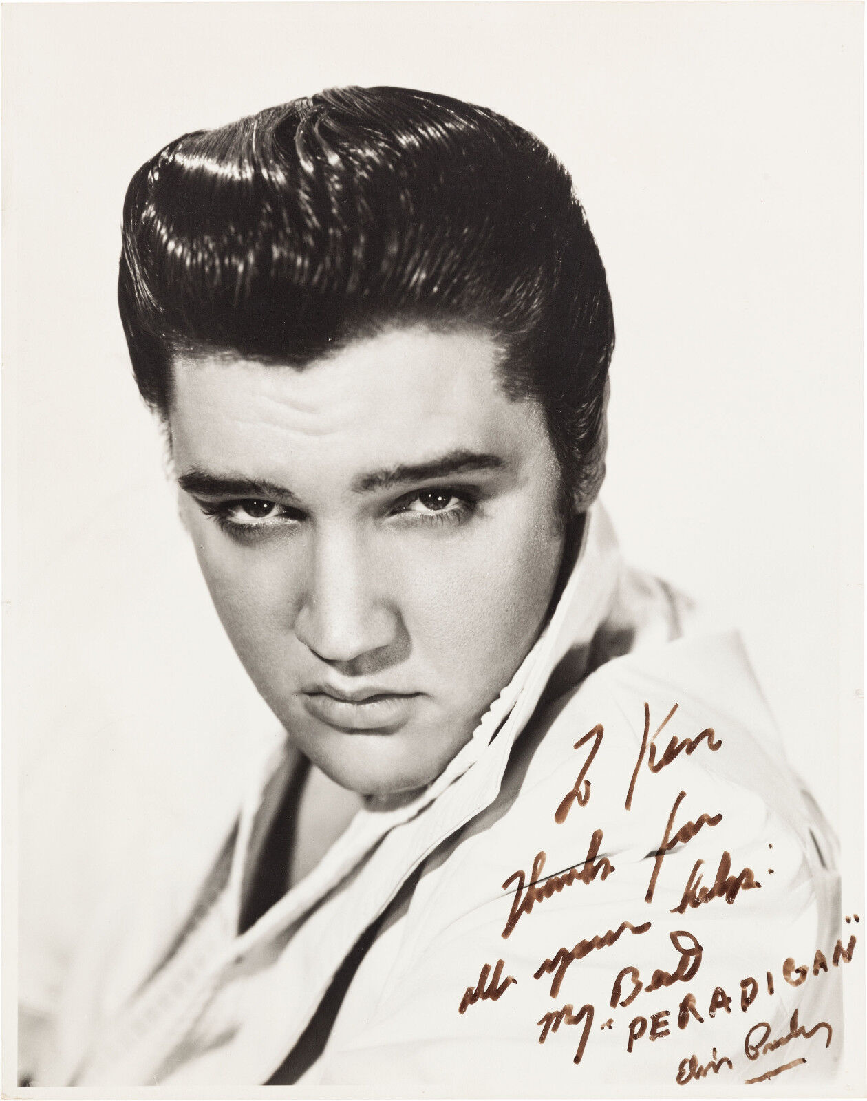 ELVIS PRESLEY Signed Photo Poster paintinggraph - Rock and Roll Star Singer / Vocalist preprint