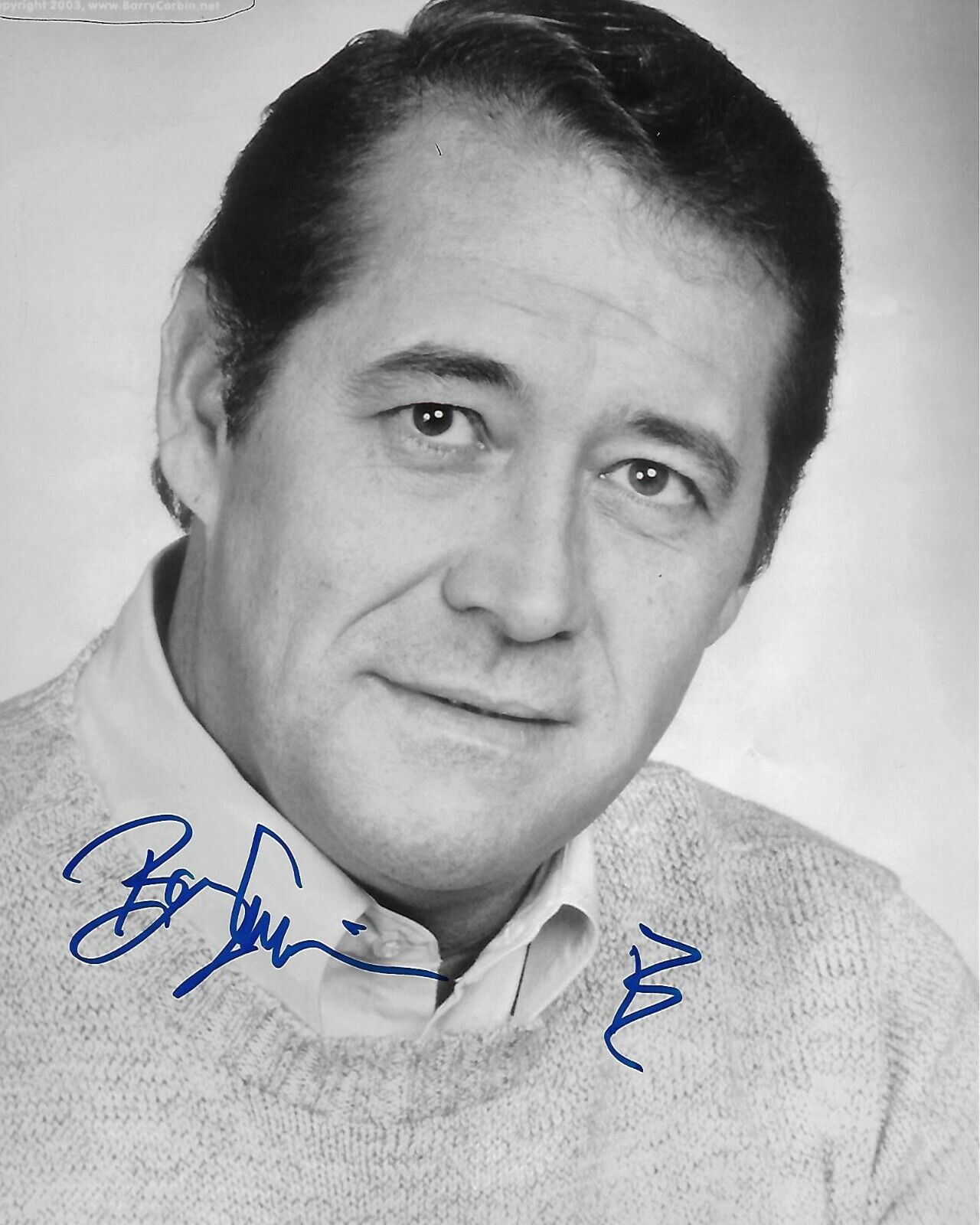 Barry Corbin Original Autographed 8X10 Photo Poster painting