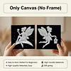 12Pcs DIY Pearl Painting Butterfly Fairy for Home Wall Decor(15x15cm)