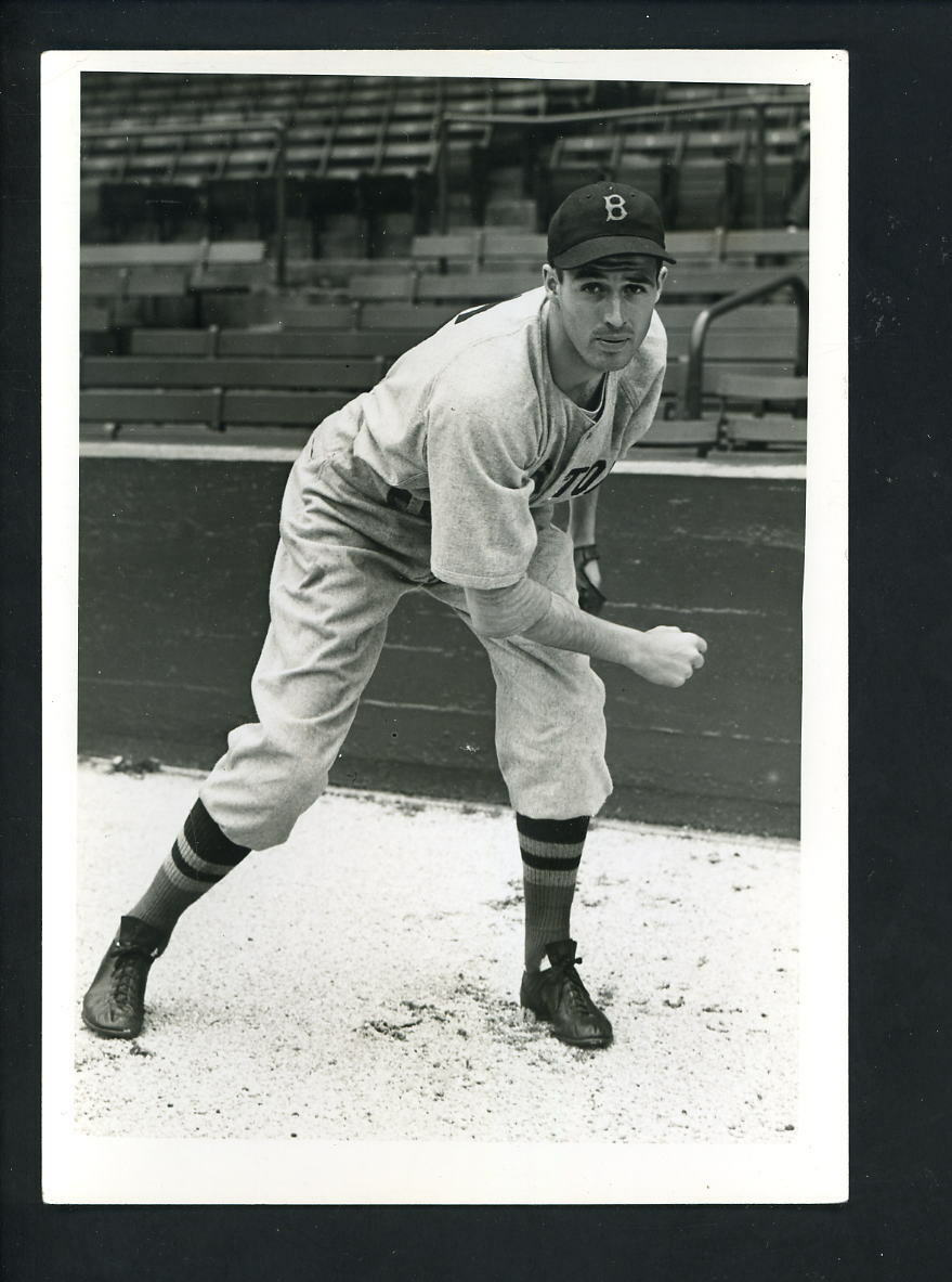 Emerson Dickman circa 1930's Press Original Photo Poster painting Boston Red Sox