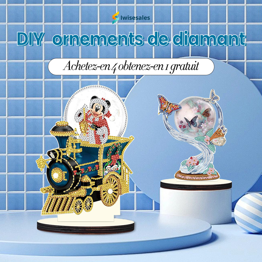 Kit De Pintura De Diaante 5D De 4 Piezas Para Niños, Kit De Pintura De