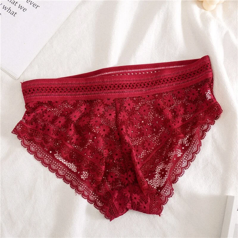 Sexy lace underwear women transparent panties ladies seamless panties sexy women underwear