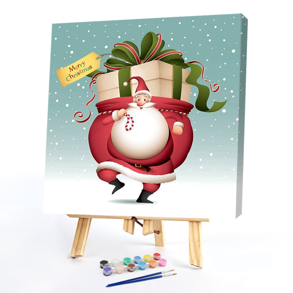 

20*20CM - Paint By Numbers - Santa Claus, 501 Original