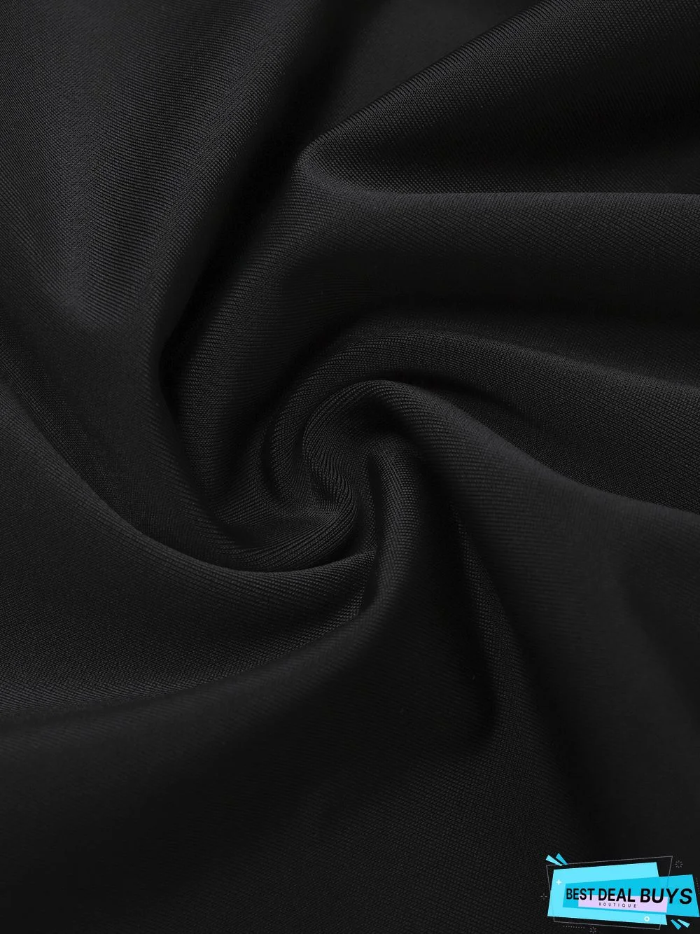 Simple Plain Cross Scoop Neck Tankinis Two-Piece Set