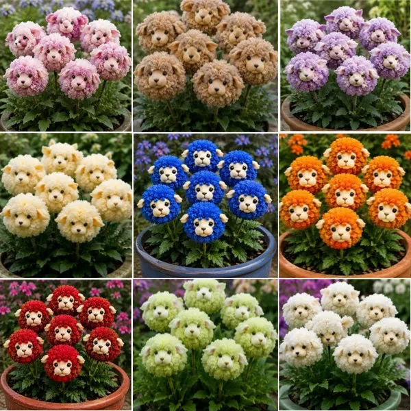 🐑 Magical Plants! Premium Sheep Flower Bulbs ✨