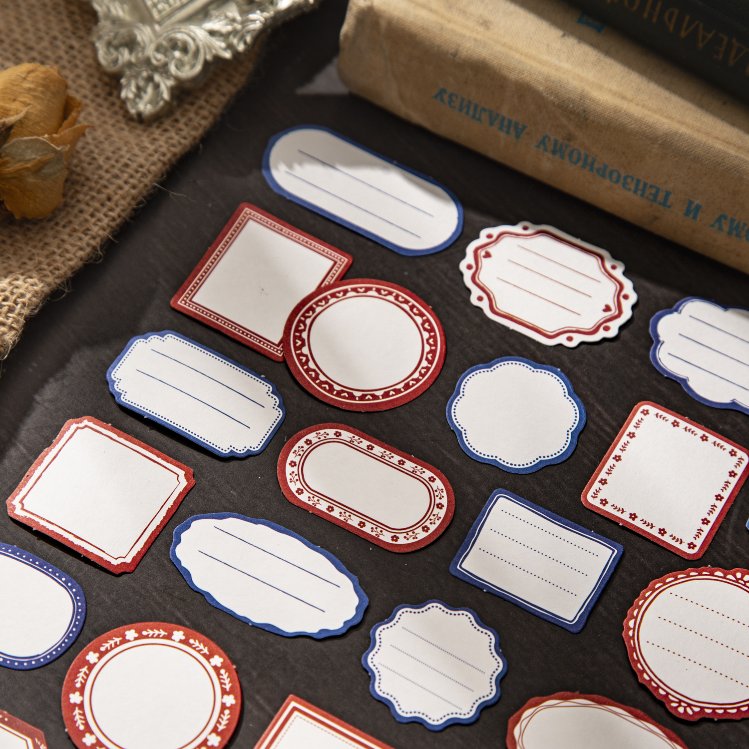 스티커 - 영감 태그 세트 시리즈 빈티지 라벨