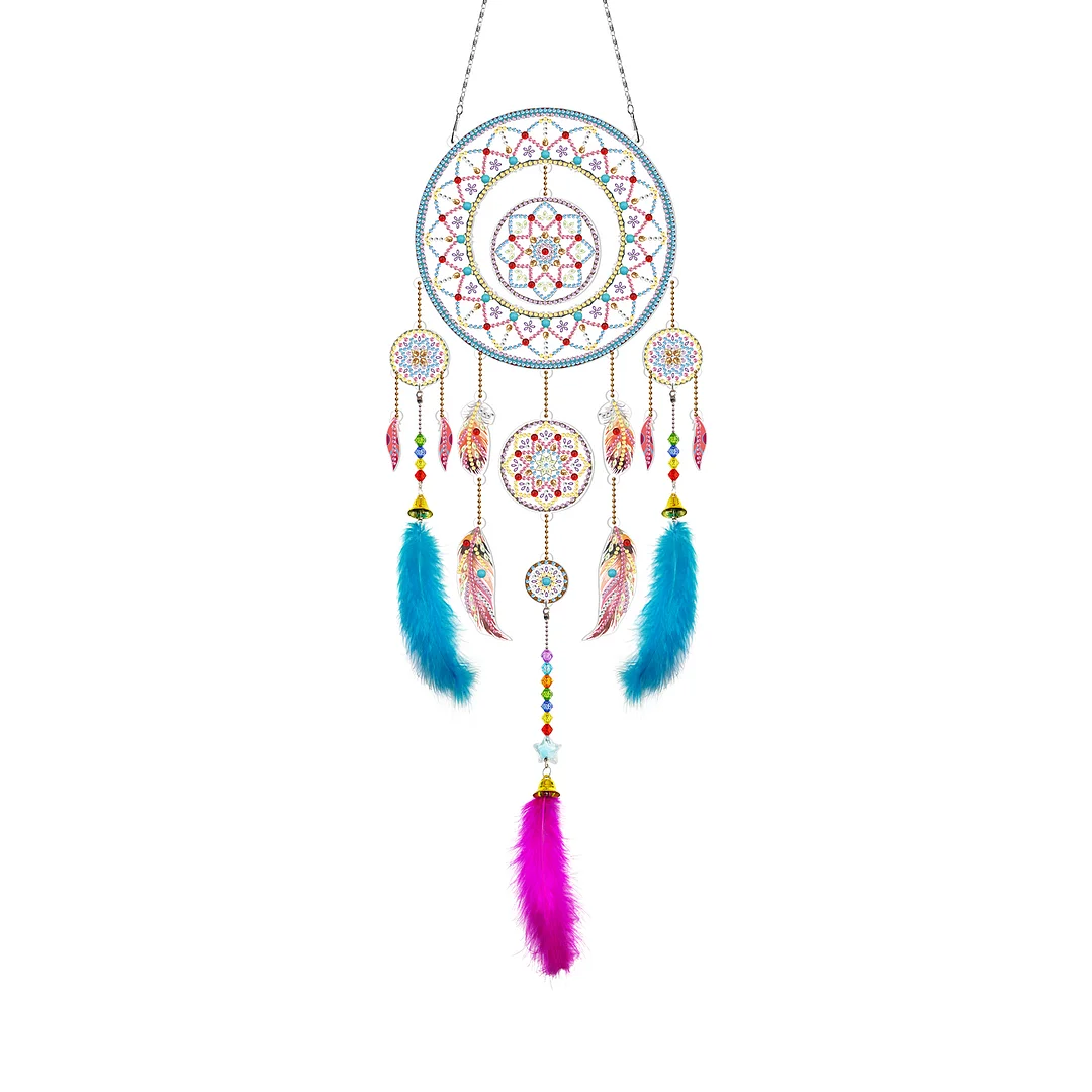 DIY Diamond Painting Dream Catcher Wind Chime