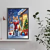 Diamond Painting -DIY Round Drill Christmas Cat(40x60cm)