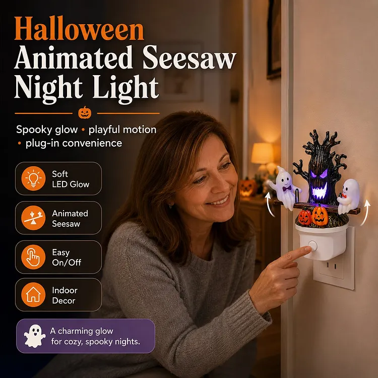 🔥LAST DAY 50% OFF - 👻Friendly ghosts move up and down for playful Halloween charm 