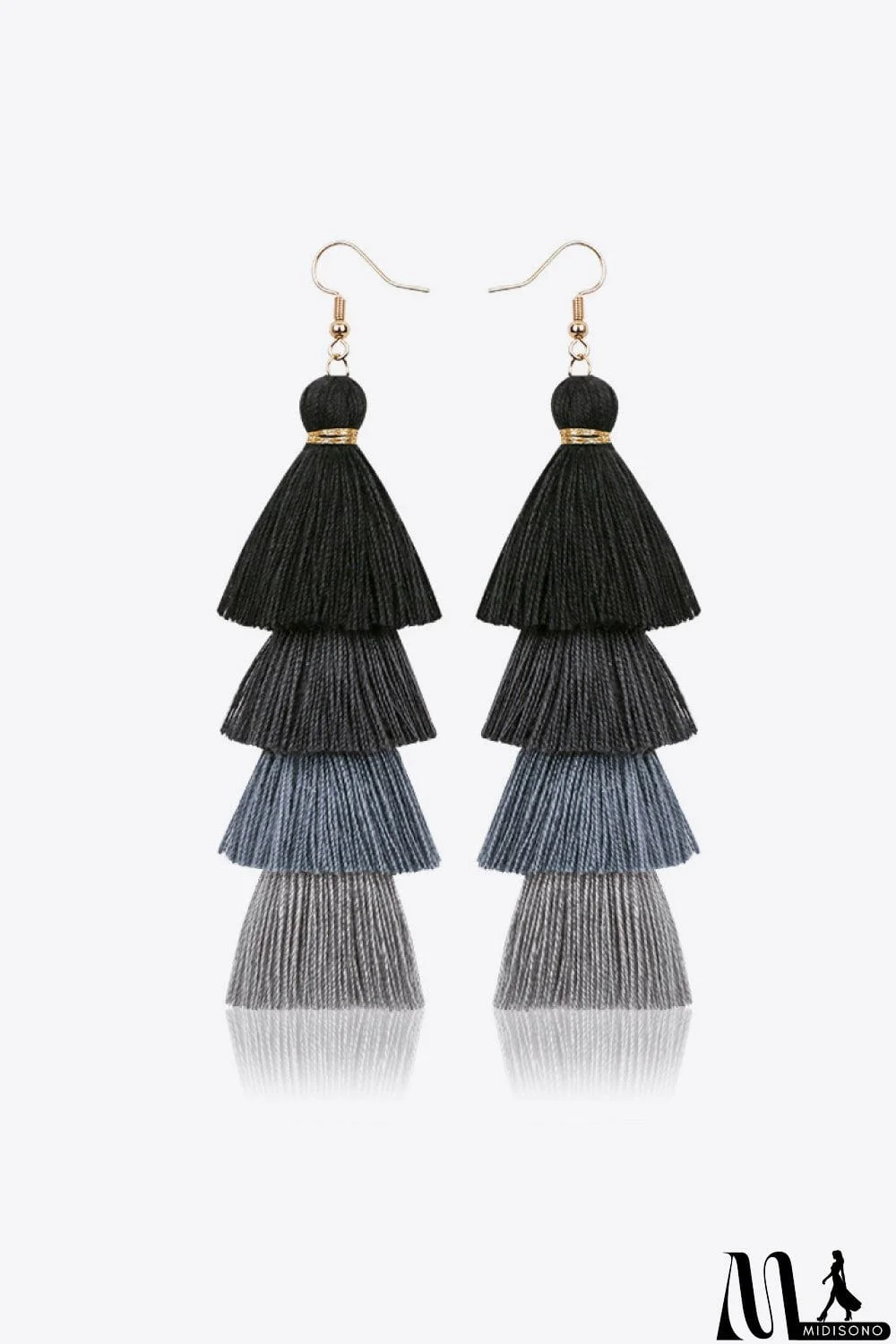 MidiSono - Layered Tassel Earrings