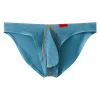 Men's Low-Waist Sexy Ice Silk High-Elastic Breathable Briefs