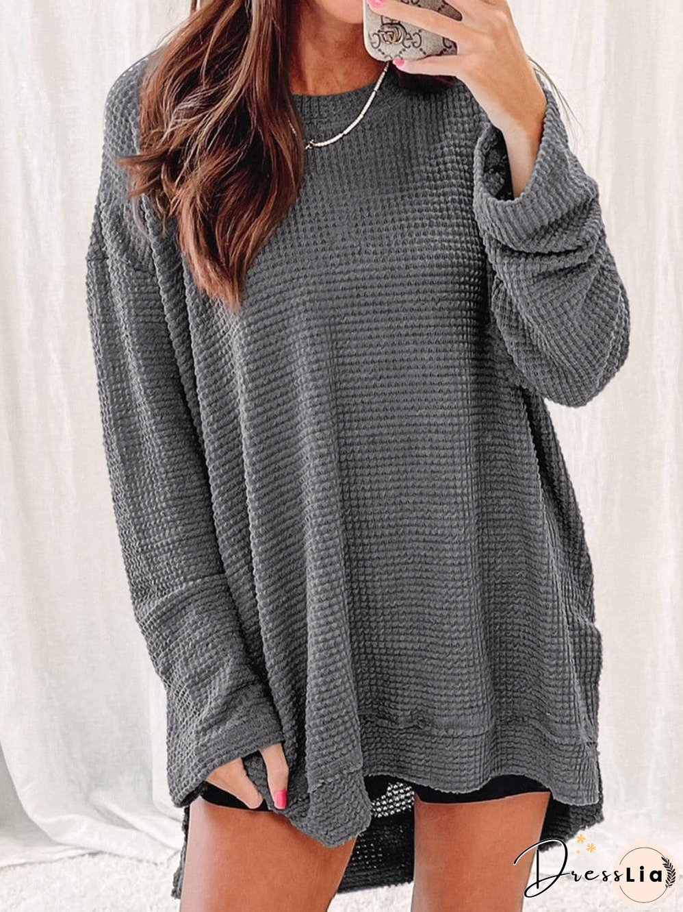 Everyday Waffle Knit Sweater