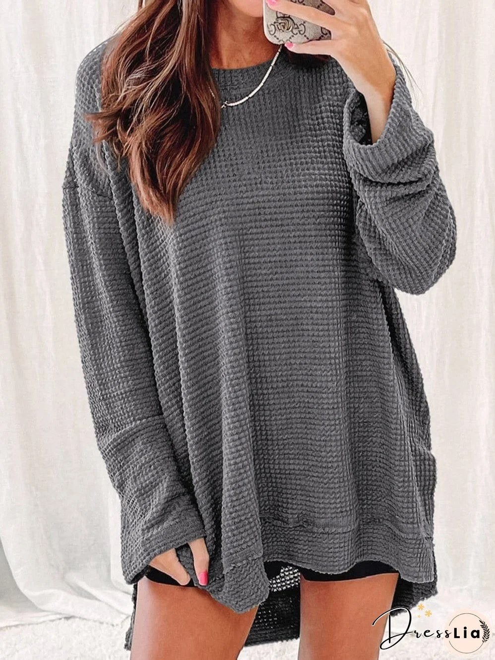 Everyday Waffle Knit Sweater