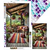 (40*70cm)Porch - Full Round Drill Diamond Painting