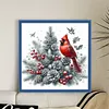 Christmas Tree Cardinal-11CT Stamped Cross Stitch 40*40cm/15.75*15.75in tapestrymarket