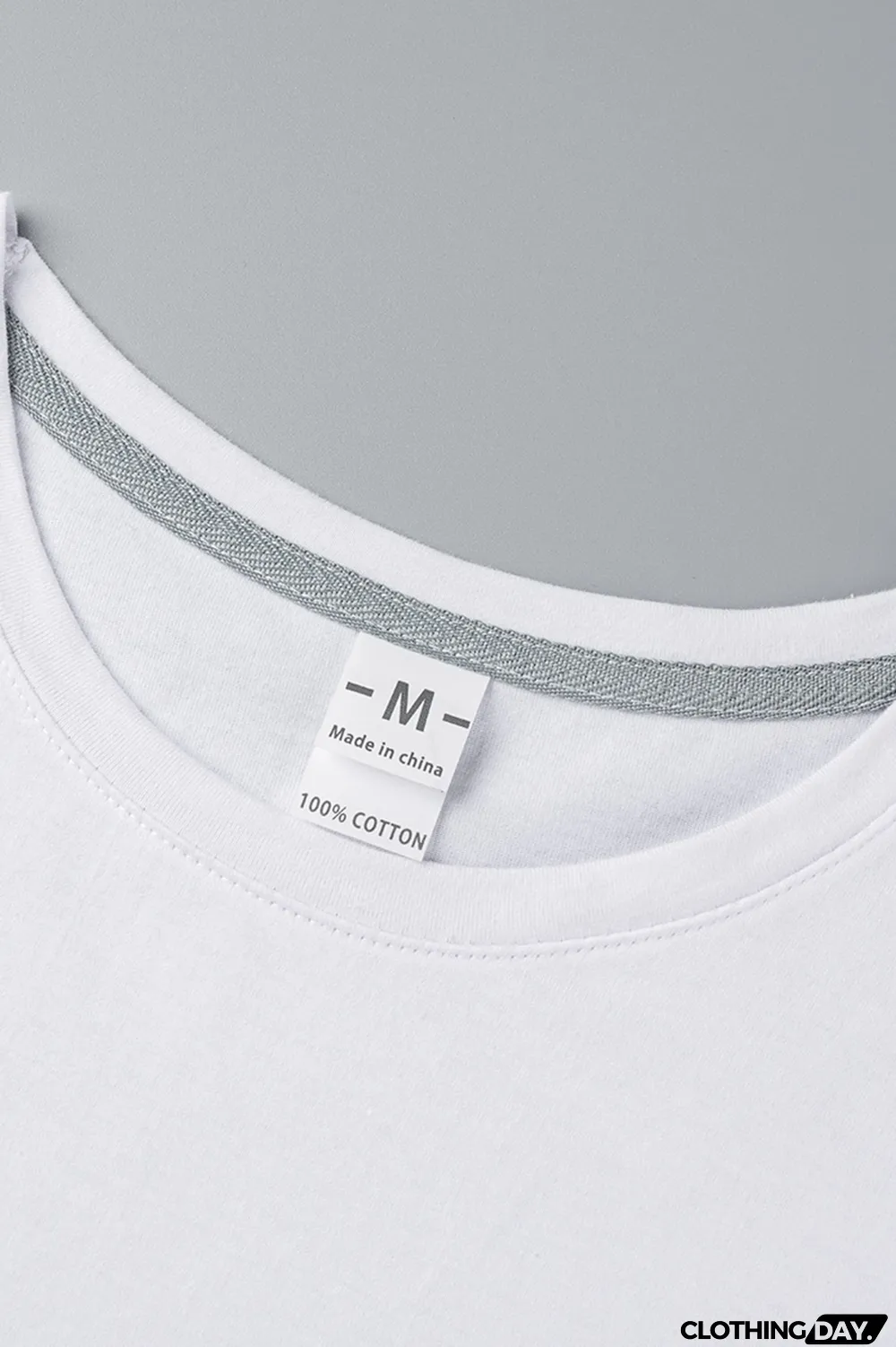 White Fashion Cute Print Patchwork Letter O Neck T-Shirts