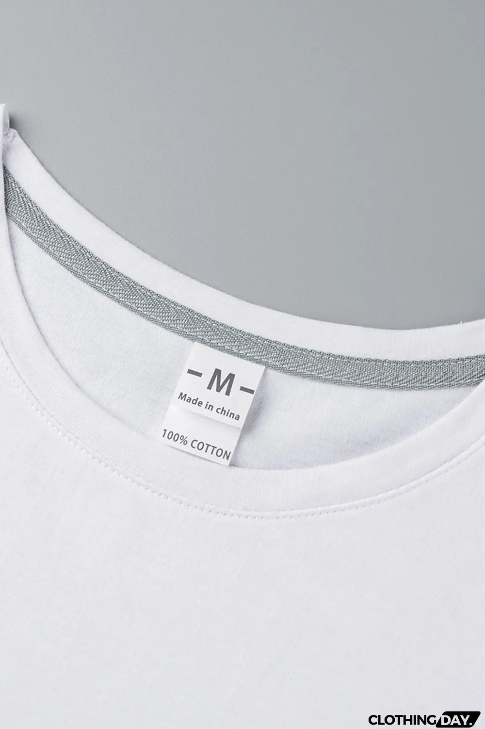 White Fashion Cute Print Patchwork Letter O Neck T-Shirts