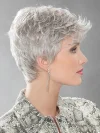 Realistic Fluffy Silver Gray Fashion Wig