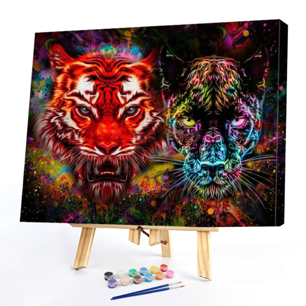 

50*40CM Paint By Numbers-Tiger Leopard, 501 Original
