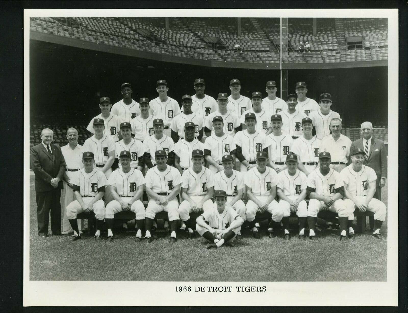 Detroit Tigers 1966 Team Press Photo Poster painting