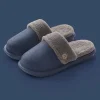 Gioiacombo&trade; Pantofole in cotone impermeabile super morbide e rimovibili in inverno