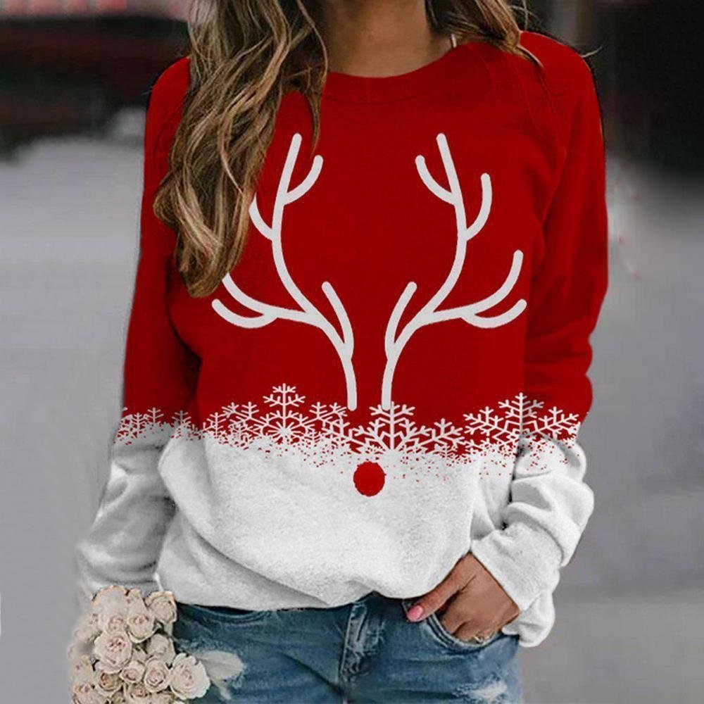 Holiday Spirit Reindeer Sweatshirt