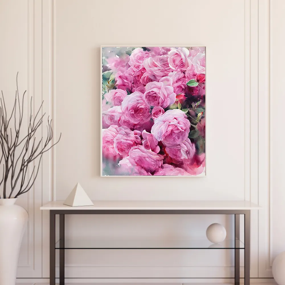 DIY Paint By Number 40*50cm - Garden Rose