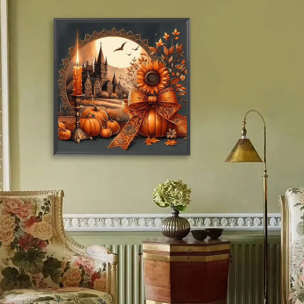 Full Square Diamond Painting 45*45cm - Autumn Harvest
