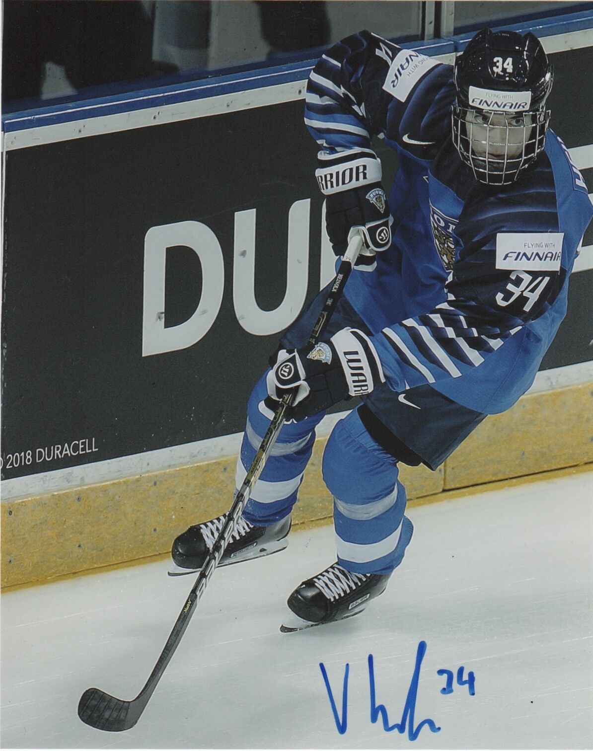 Team Finland Ville Heinola Signed Autographed 8x10 Photo Poster painting COA #1