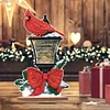 Diamond Painting Wooden Xmas Cardinal Desktop for Xmas Table Office Decor