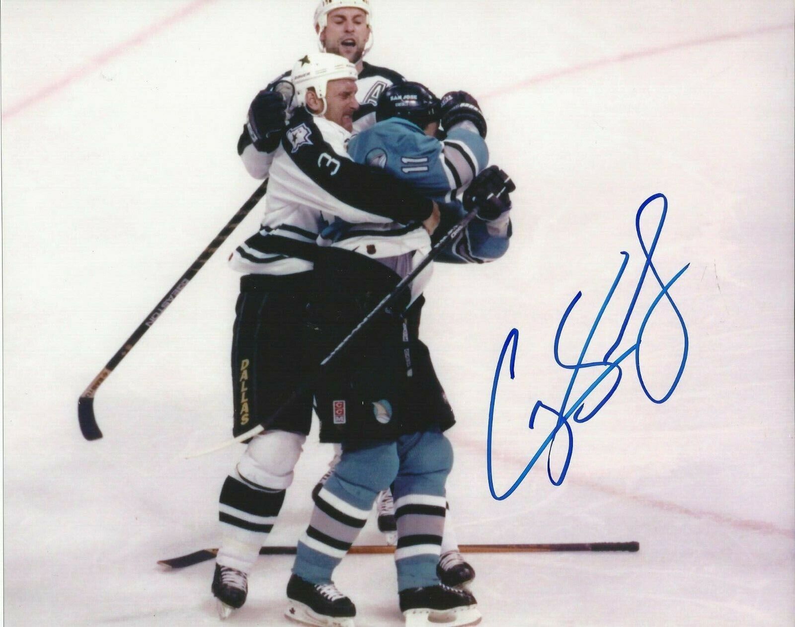 Craig Ludwig Autographed 8x10 Dallas Stars#10