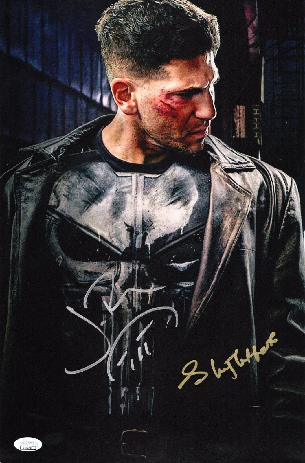 JON BERNTHAL+1 Authentic Hand-Signed/Sketch THE PUNISHER