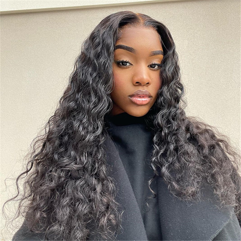 Loose Deep Wave HD Lace Wigs 200% Density Pre Plucked Invisible HD Wigs