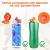 6Pcs Dispensing Valve Silicone Valve&Plastic Insert for Gatorade Gx Water Bottle