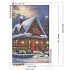 Diamond Painting-DIY Full Round Drill Snow House(60*40 CM)