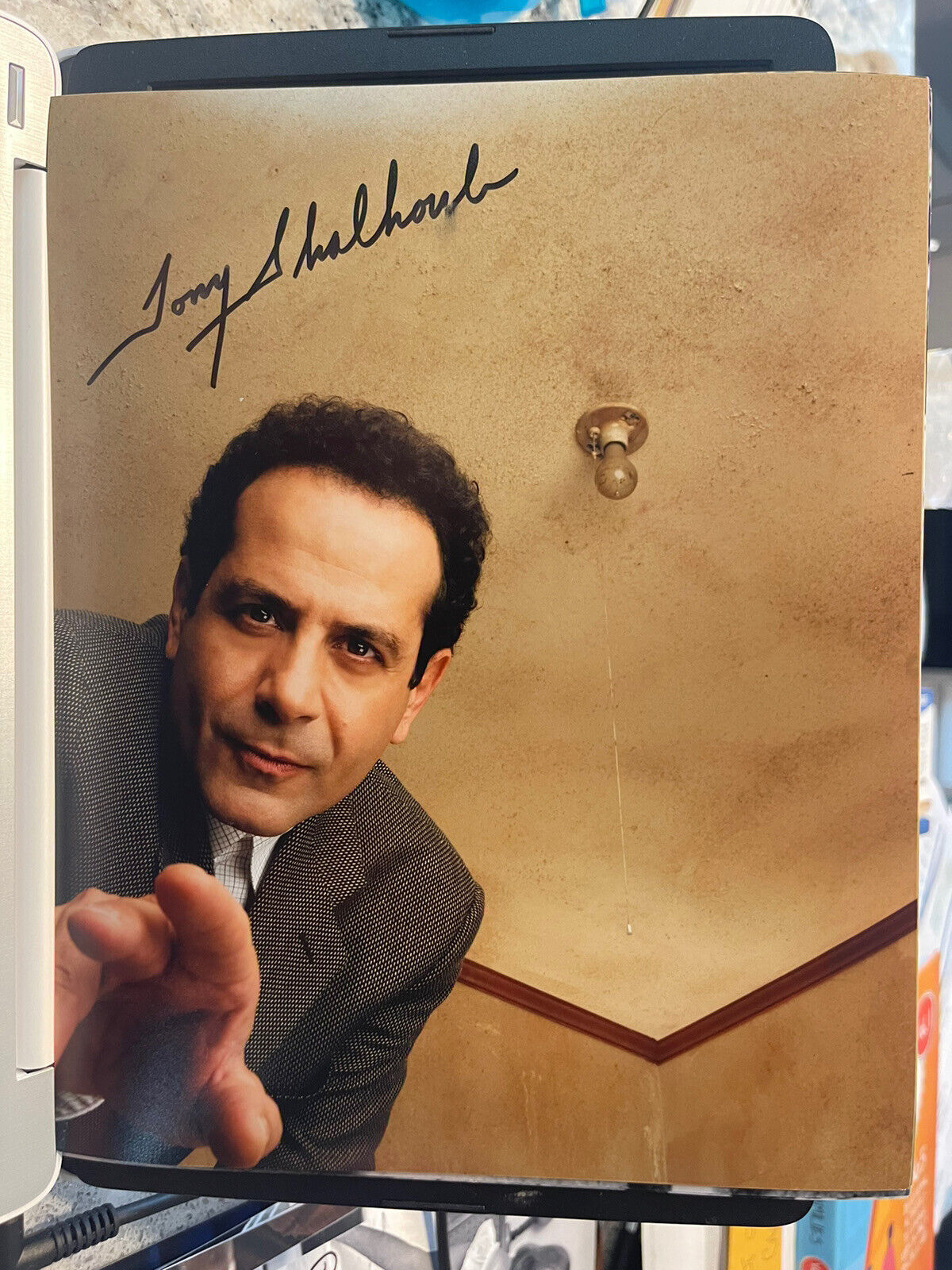 Tony Shalhoub autographed signed 8x10 Photo Poster painting Beckett BAS Monk Wings The Siege D3