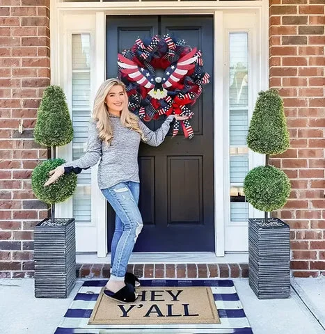 stars and stripes wreaths