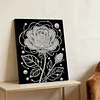 (30x40cm)DIY Pearl Painting Framed Rose Flower Handmade Pearl Material Art Kit Living Room Decor